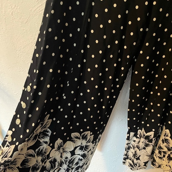 Anthropologie Ett twa Wide Leg Pants With Flowers Chesapeake - Picture 2 of 7